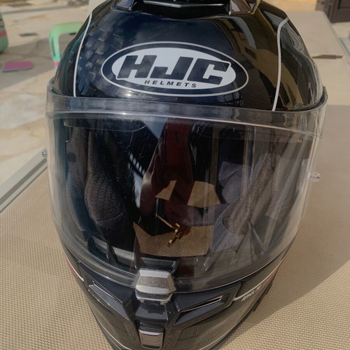HJC RPHA 70 Carbon motorcycle helmet, size L, black/carbon