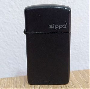 Zippo Aναπτήρας Μαυρος Slim