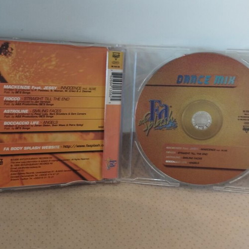 Dance Mix Fa Body Splash CD single like new, electronic euro house