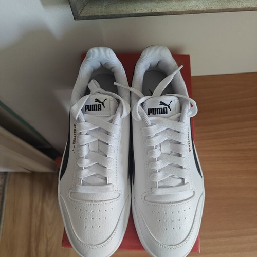 Puma Shuffle sneakers new, black and white, size 38
