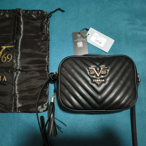 Versace 1969 shoulder bag black like new leatherette