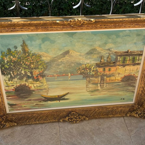 Signed Oil Painting in Classic Frame like new