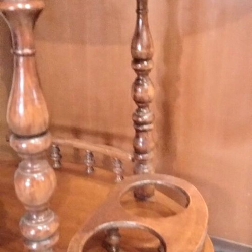 Classic wooden bar trolley table like new