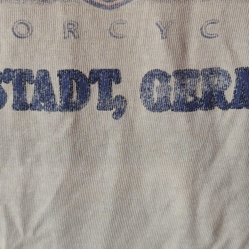Harley-Davidson T-shirt used, men's size M/L, vintage mustard color