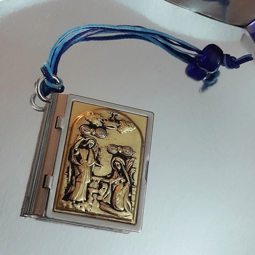 Metal talisman used, 12cm