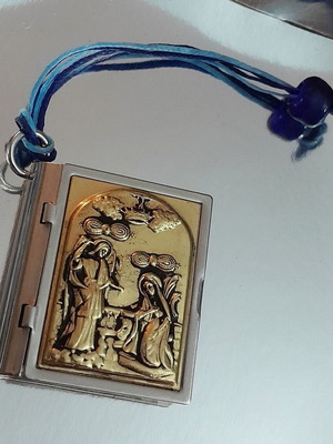 Metal talisman used, 12cm