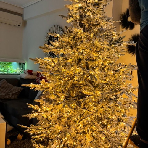 Snowy Christmas tree fir height 240 new without decorations