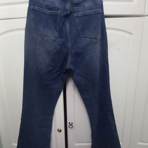 Sinsay jeans No 42 like new, mid-rise, blue, size XL