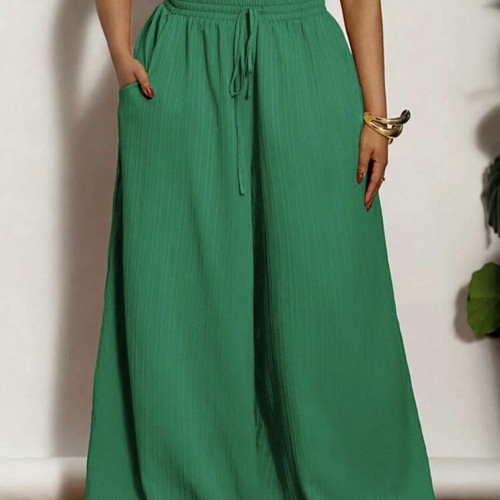 Plus size Shein pants green, new, high waist