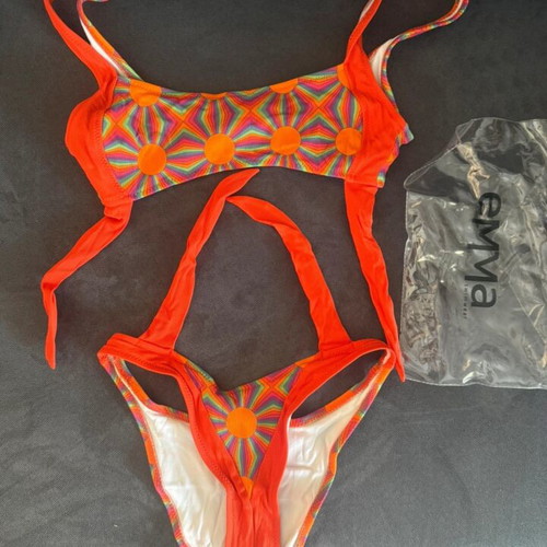 Emma Swimwear multicolor, like new, with pouch, size S