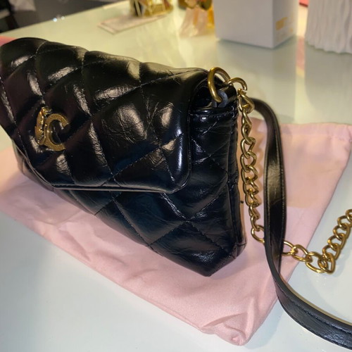 Lola Casademunt crossbody bag new, black and gold