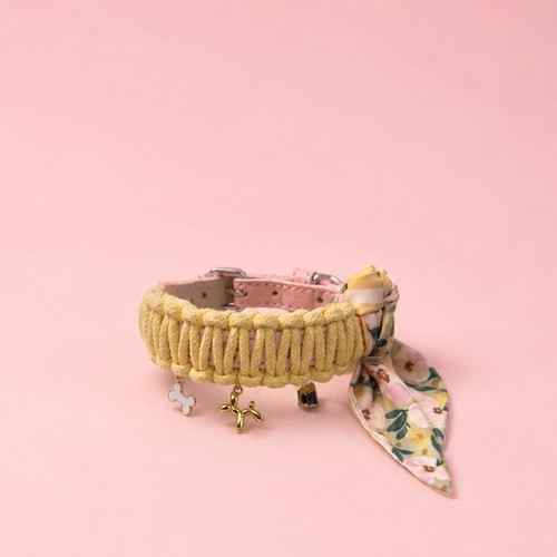Handmade dog collar new, length 35cm, adjustable 23-30cm