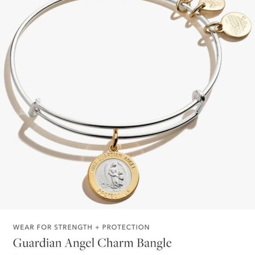 Alex and Ani Guardian Angel Energy Bracelet new, silver and gold