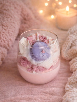 Φυτικό κερί σόγιας με άρωμα φρουί ζελέ 350g χειροποίητο