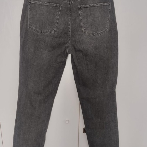 Talbots slim ankle curvy gray jeans like new, small medium