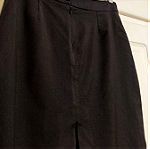  Ψιλόμεση pencil φούστα Rhodes & Beckett, σκούρο ανθρακί/μαύρο, μέγεθος medium