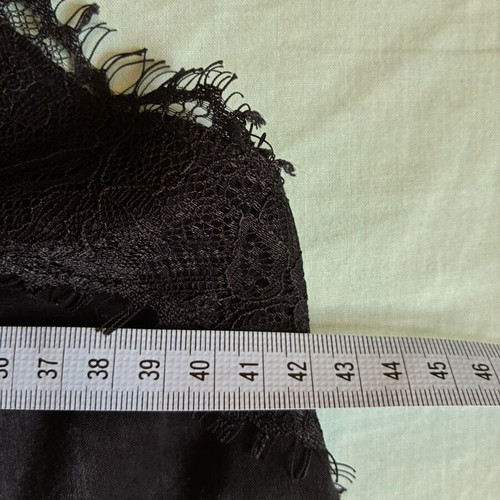 Bershka Black Satin Lace Cami Top like new, size S