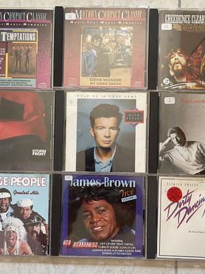 9 CD album collection with Motown, Billy Joel, James Brown and more