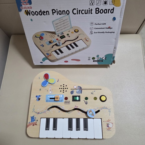 Wooden Piano Circuit Board educational toy