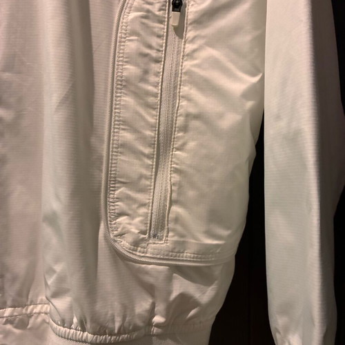 Nike Air Max Plus windbreaker jacket like new, size M, white and black