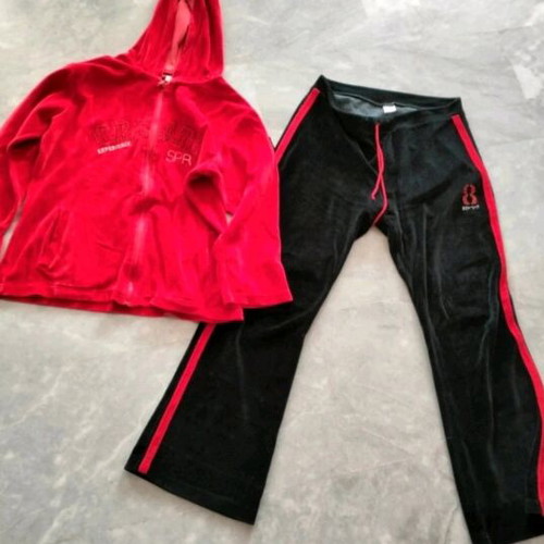 Velour women's tracksuit used, size 14, Sprint wear