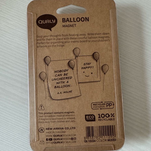 Qualy Balloon Magnets New Decorative Home Items