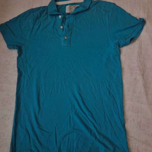 Zara men's shirt medium used, turquoise