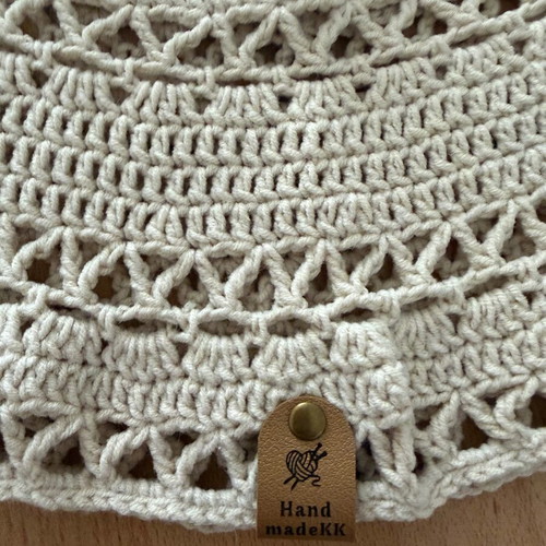 Handmade Crochet Lace Bucket Hat new, cotton summer sun hat