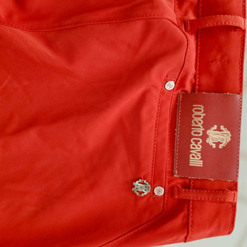 Roberto Cavalli women's pants new, size S, red