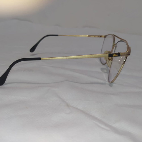 Lacoste vintage 1980s glasses used with clear glass lenses gold