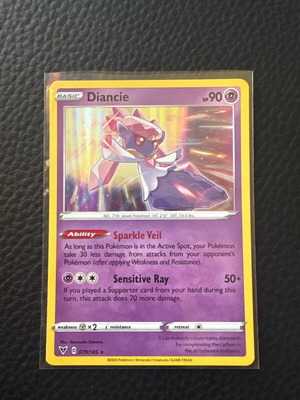 Pokémon TCG Diancie Vivid Voltage 079/185 Holo Rare new