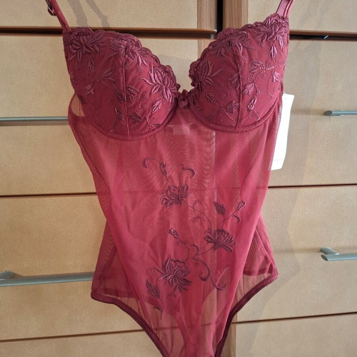 Luna bodysuit new, red, size S/XS