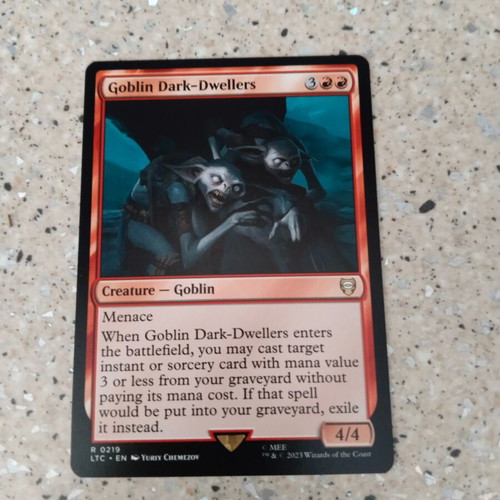 Magic the Gathering Goblin Dark-Dwellers card new