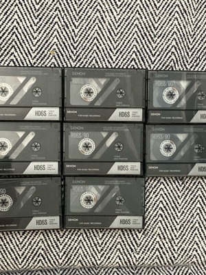 Denon HD6S music cassettes used, pack