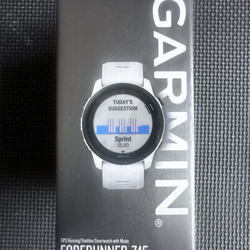 Garmin Forerunner 745 Whitestone smartwatch like new with box