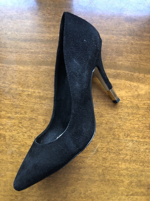 Menbur suede leather pumps used, size 40, black