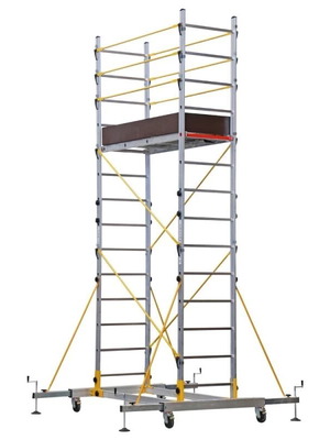 Cagsan MODYSAFE SM460 aluminum scaffold, work height up to 4.90 m