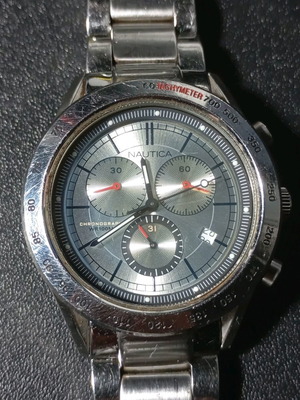 Nautica Chronograph ρολόι χειρός μεταχειρισμένο, ανδρικό