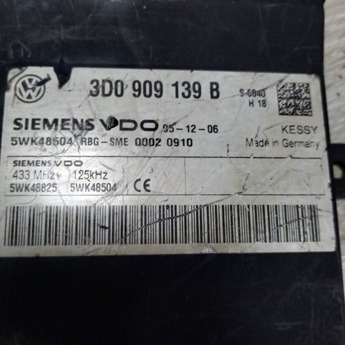 Keyless ignition module 3D0 909 139 B for VW used