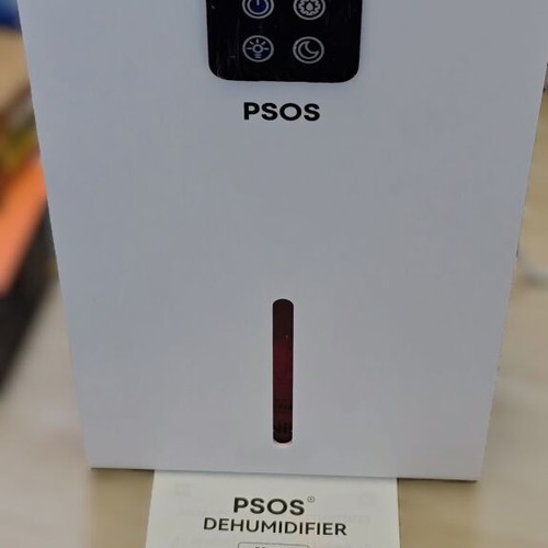 PSOS Dehumidifier 2.8L with Touchscreen and Humidity Detection, White
