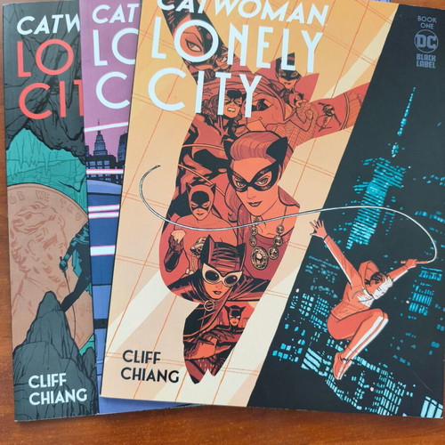 Catwoman Lonely City comics set like new, Black Label DC