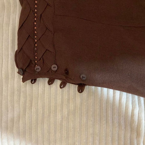 FIDELE skirt and top set like new, brown, size 2