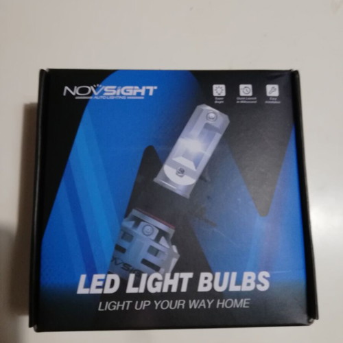NovSight H7 LED Car Bulbs 6500K Cool White 12-24V 60W 2pcs new