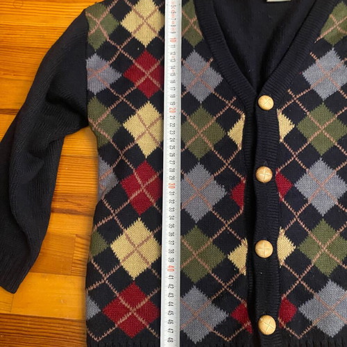 Vintage cardigan blue medium used for 7 years Musino