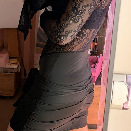 Musera Black Lace Mini Dress New with Tags Size S/M