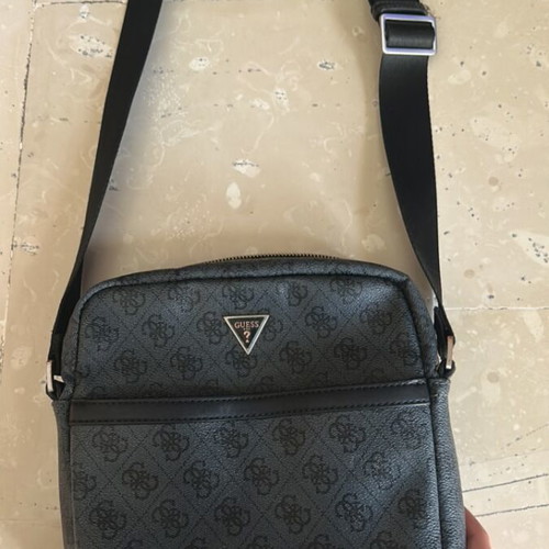 Guess crossbody bag, black and grey