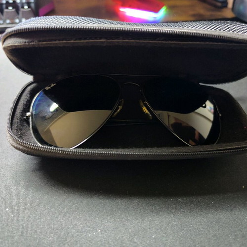 Γυαλιά Ray Ban ανδρικά μέγεθος XL σαν καινούργια, μαύρα