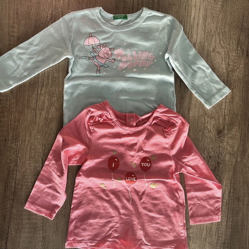 Baby clothes pack size 6-9 months like new, 13 vests, 2 dresses, 2 shirts