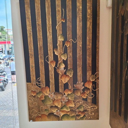 Πίνακας σε καμβά σετ των 2 καινούργιοι 76x127 εκ.