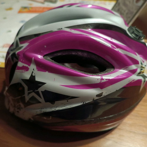 Ked children's helmet like new with chin strap and adjustment button